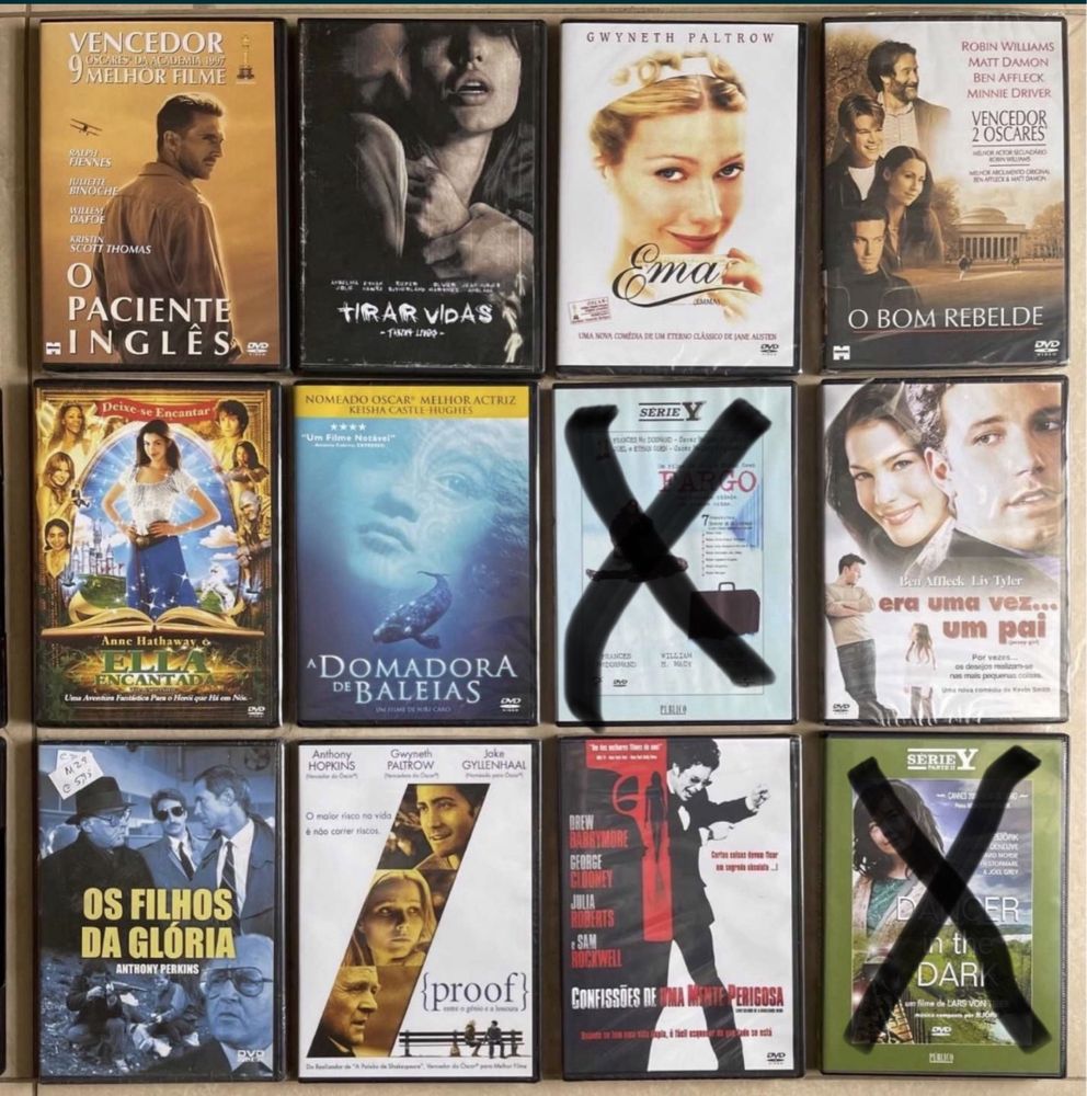 Lote de 74 DVD’s – SELADOS