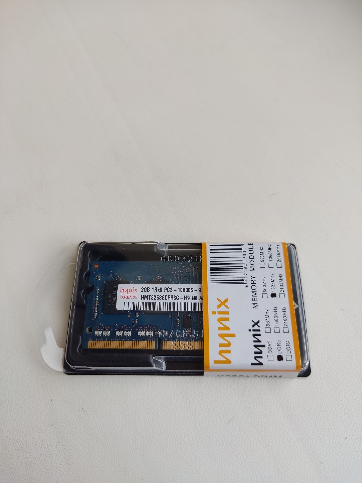 Оперативна пам'ять Hynix SODIMM DDR3 2GB 1333Mhz