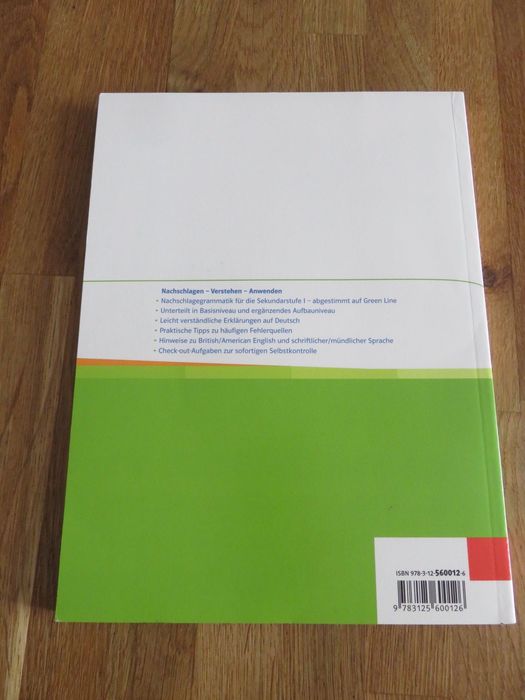 Manual escolar inglês Green Line - gramática