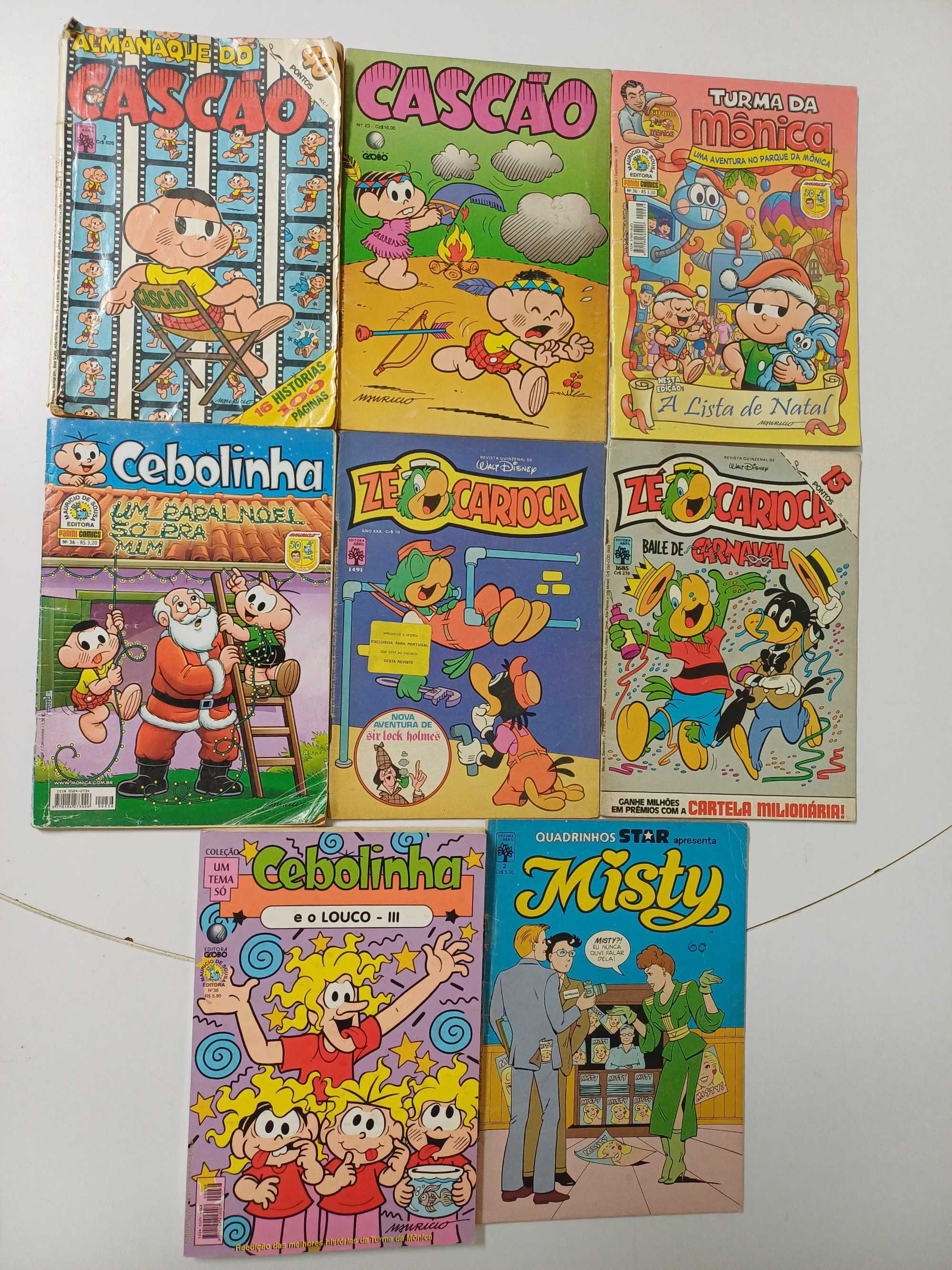 Livros de banda desenhada 8 unidades