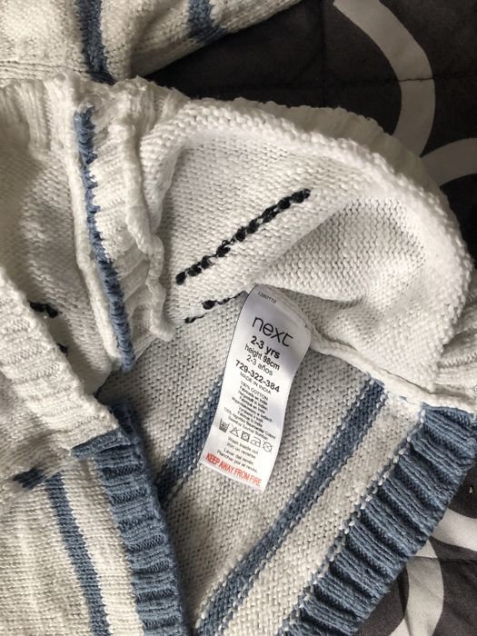 Sweterek biały NEXT rozmiar 98