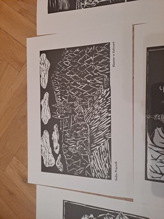 Drzeworyt prce na papierze