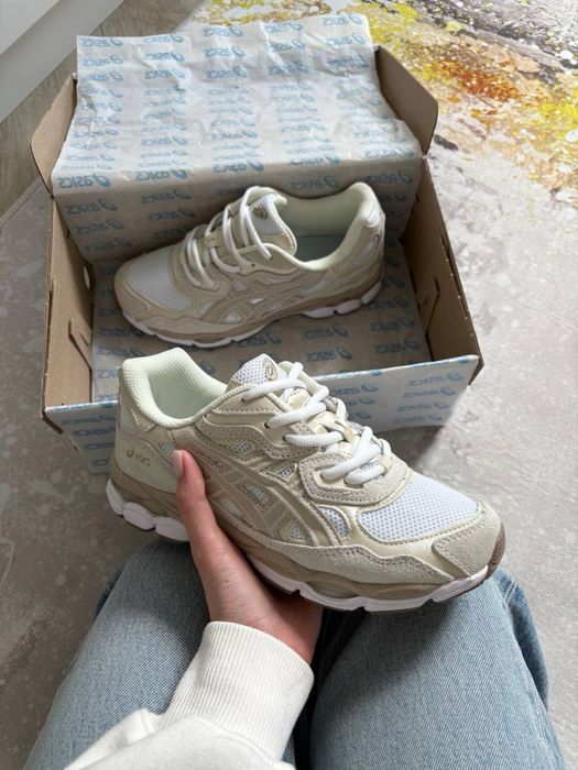 КРАЩА ЯКІСТЬ‼️Asics Gel-NYC Beige White