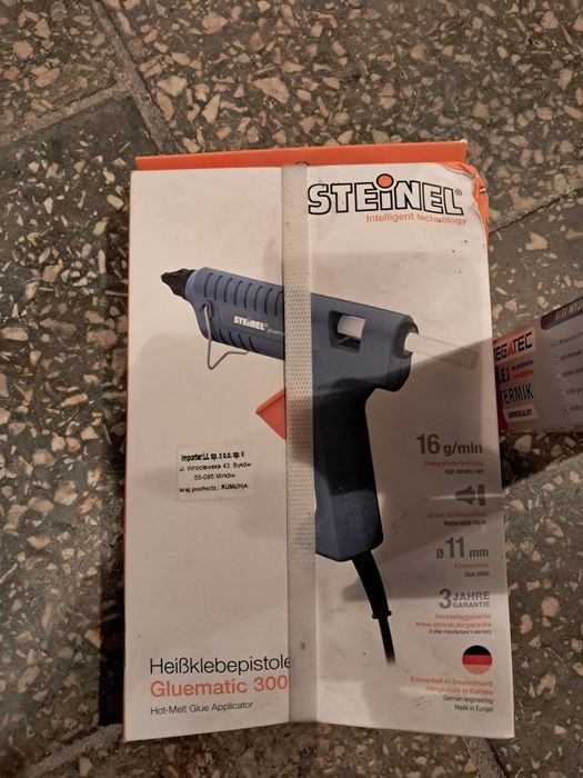 Pistolet do klejenia na gorąco z zestawem kleju