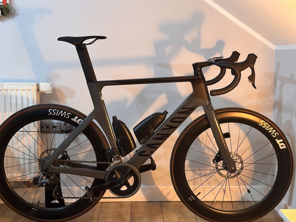 Canyon Aeroad CF SLX 7 AXS pomiar mocy