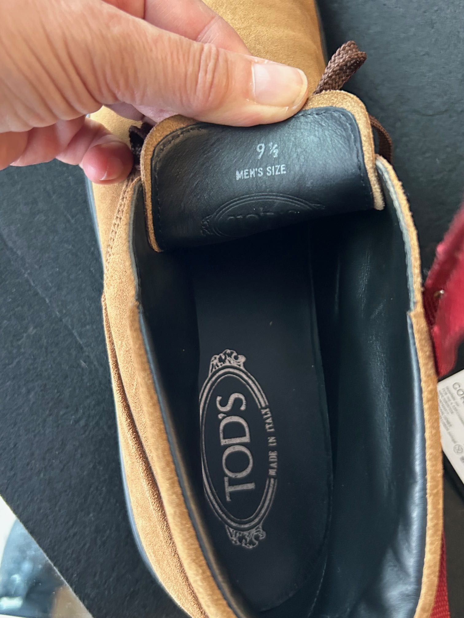 Botins de camurça beje da TOD´S em excelente estado