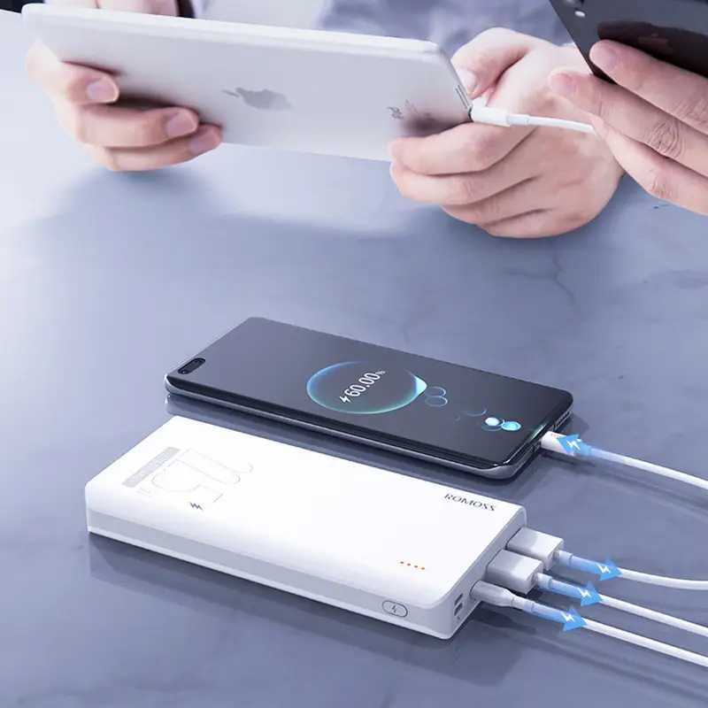 Зовнішній акумулятор Romoss Sense6 PPH-80 22.5 W 20000 mAh White