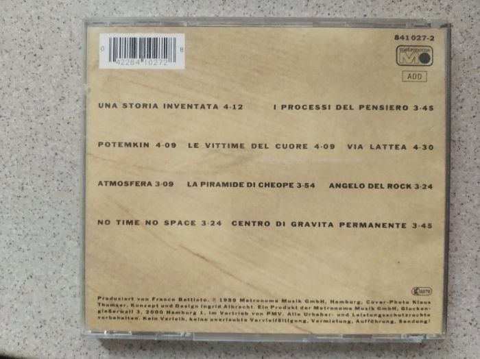 CD Milva Una Storia Inventata Metronome 1989 Germany