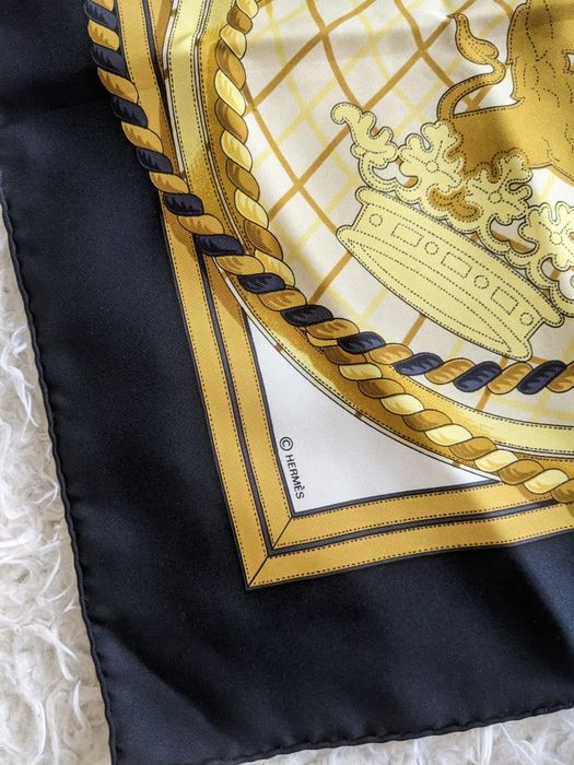 Hermes шовкова хустка шов роуль  оригінал шарф преміум бренду