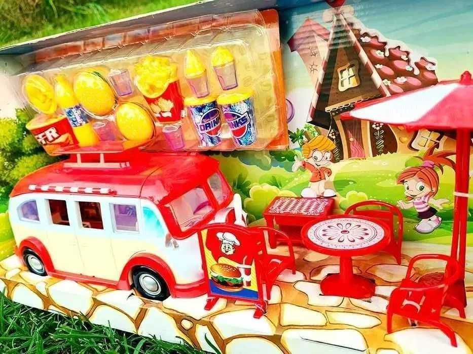 Food Truck dla lalek do zabawy _akcesoria nowe