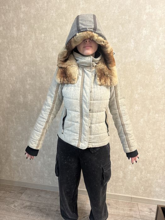 Куртка с мехом шиншиллы