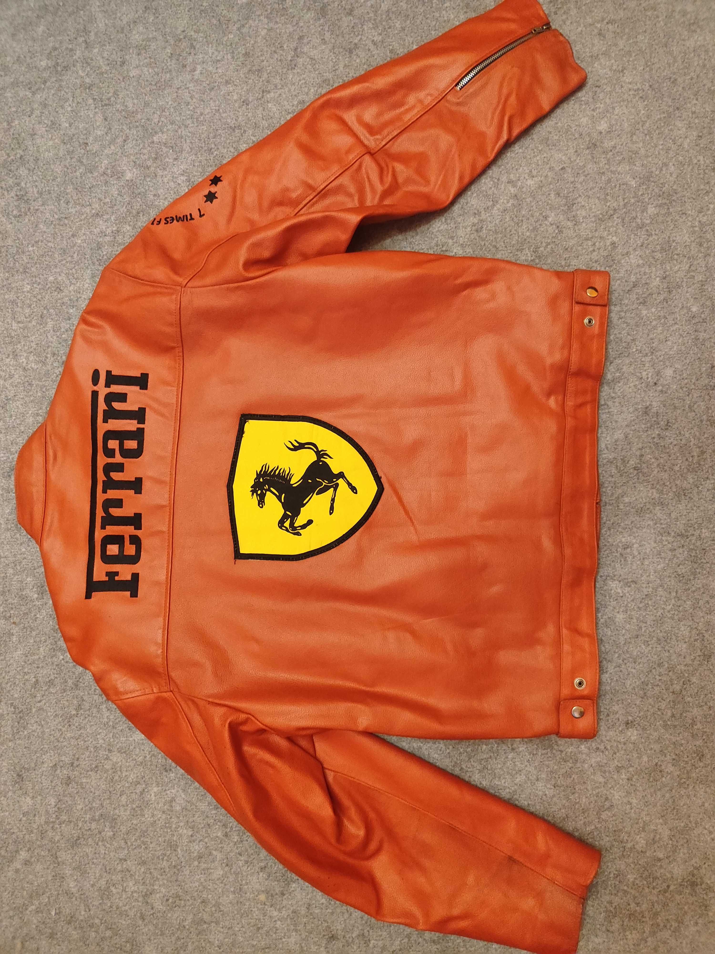 Kurtka skórzana Ferrari
