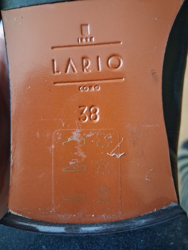 Nowe skórzane, wloskie baleriny 38