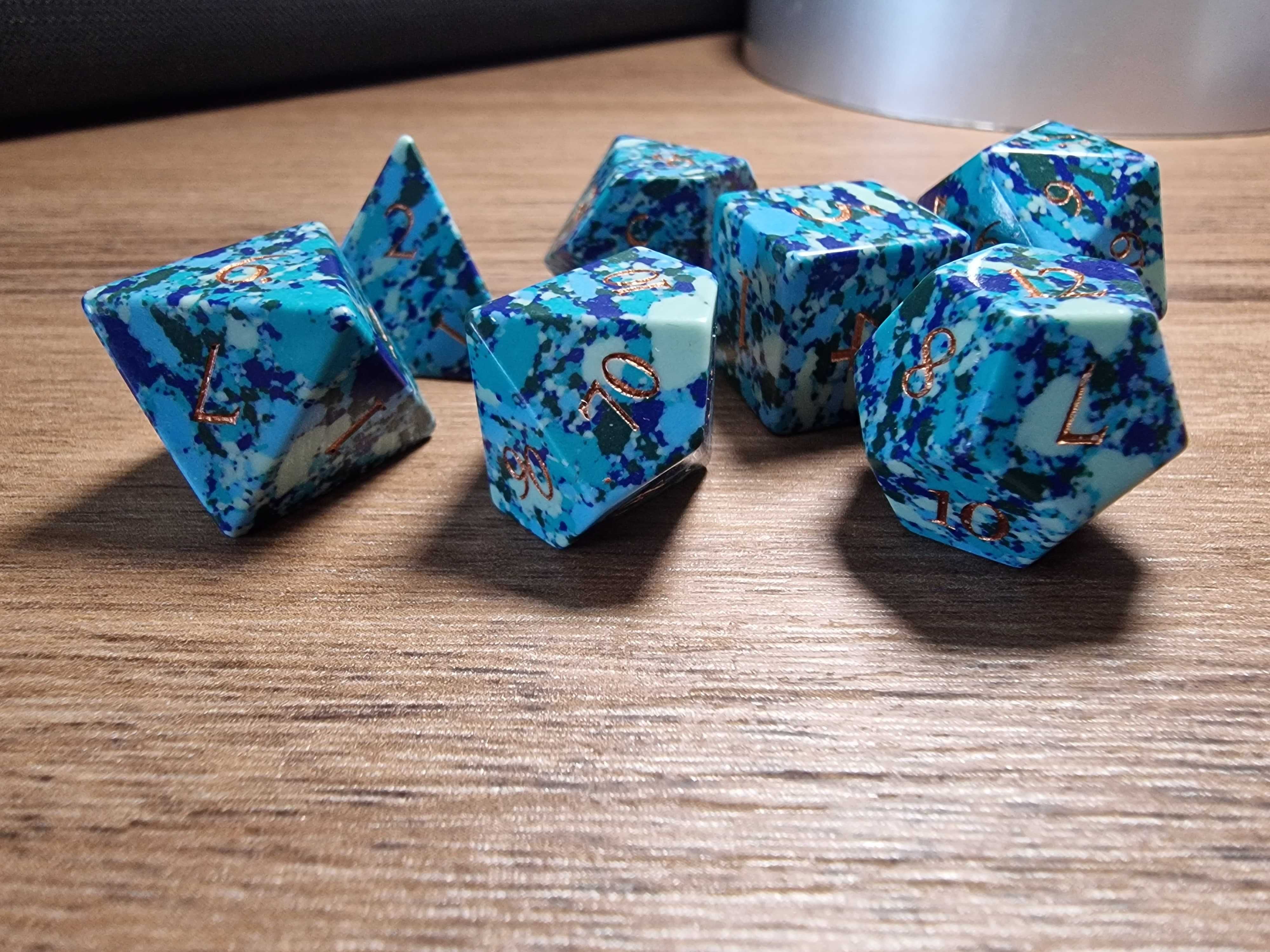 Conjunto de 7 Dados (Dice set)