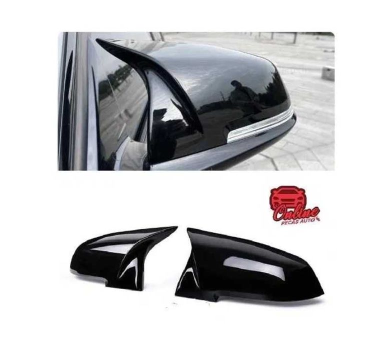 kit 2 Capas espelho Exterior Bmw F20 F21 F30 E84 F87 X1 etc Novo
