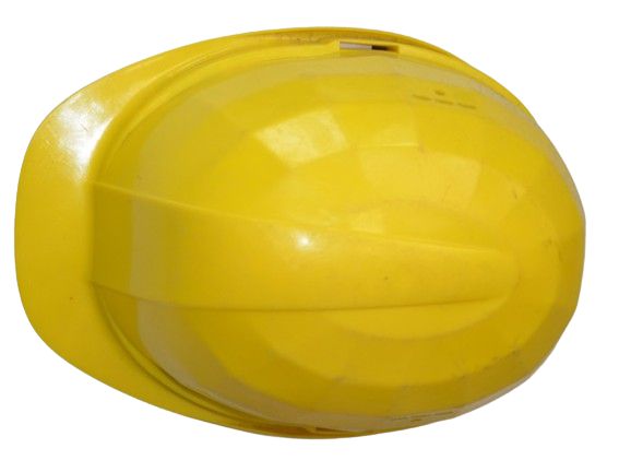 kask ochronny roboczy 6-ścio punktowy bhp 52-62 cm żółty