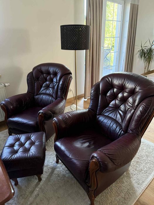 Wypoczynek skórzany skóra