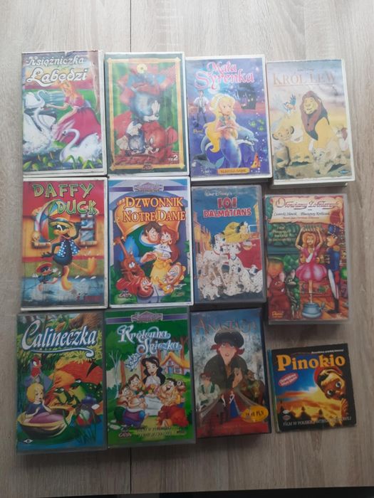 Kasety video VHS plus odtwarzacz gratis