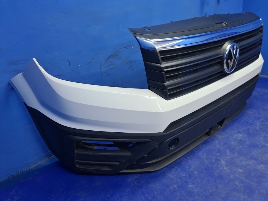 ZDERZAK przedni kompletny grill chrom VW CRAFTER 7C0 17- oryginał OEM