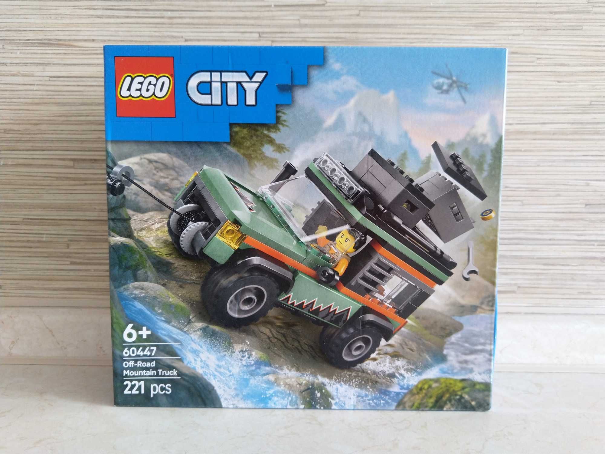 NOWE Klocki 60447 LEGO City Górska Ciężarówka Terenowa 4x4