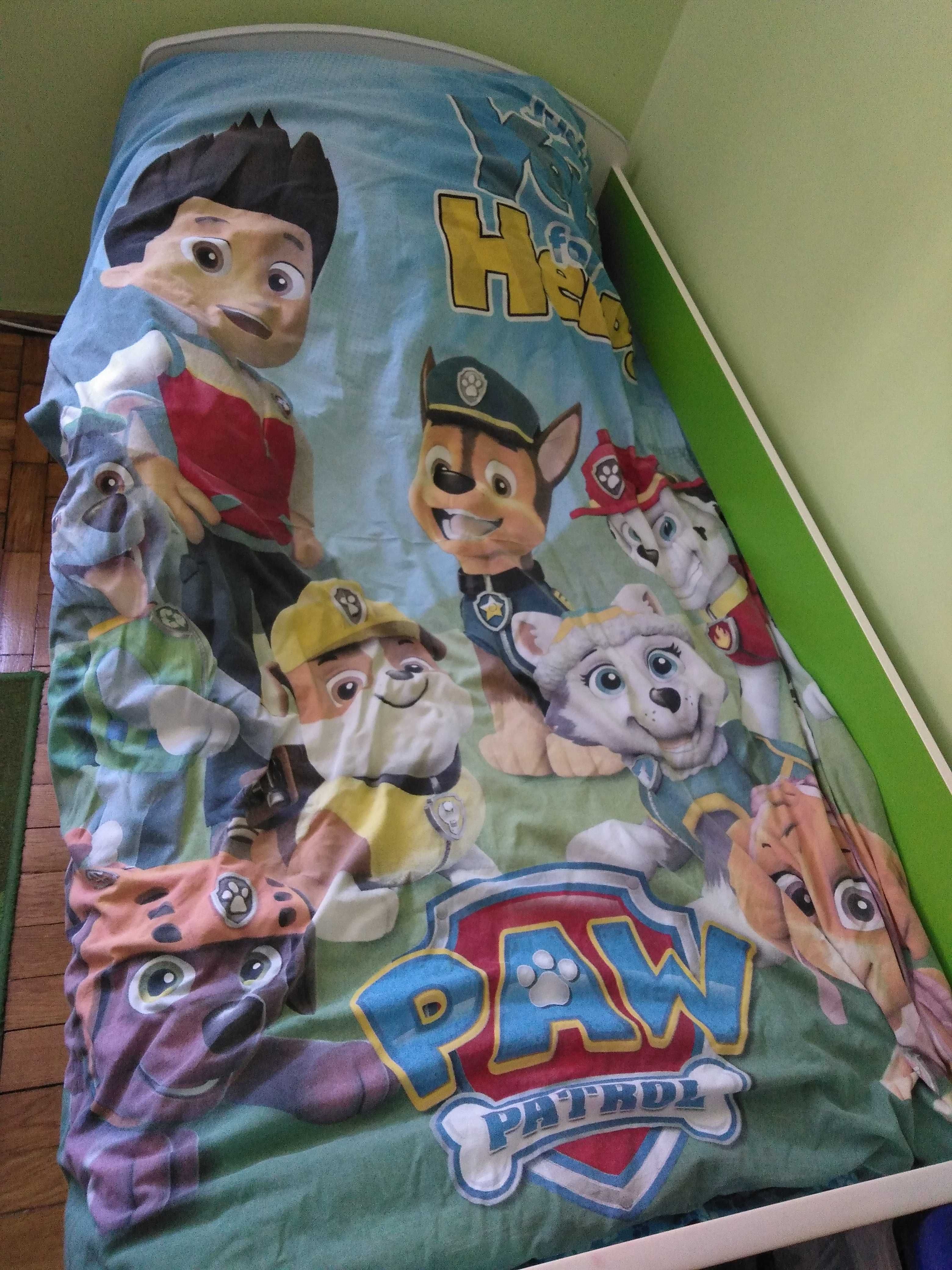 Komplet kołdra i poduszka wraz z pościelą dla dzieci Psi Patrol