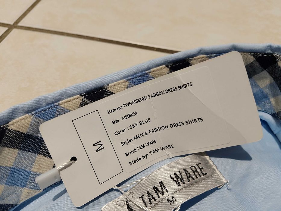 TAM WARE USA - NOWA! z Metkami Koszula Męska rozmiar M