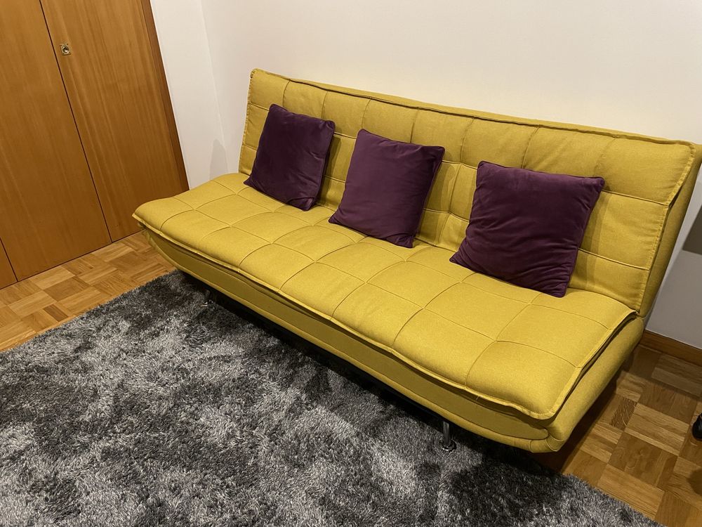 Sofá cama 3 lugares