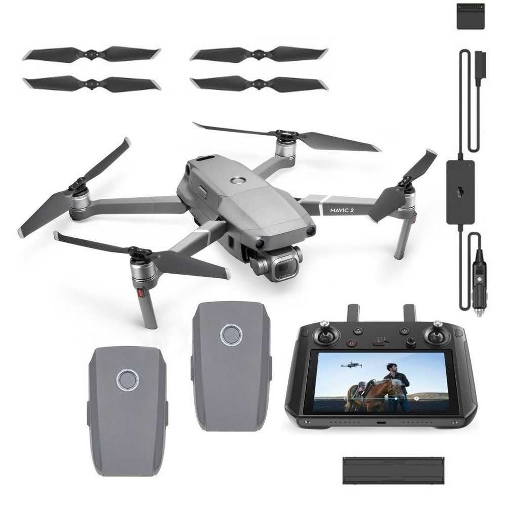 Mavic 2 Pro z Smart Controller i Fly more kit.