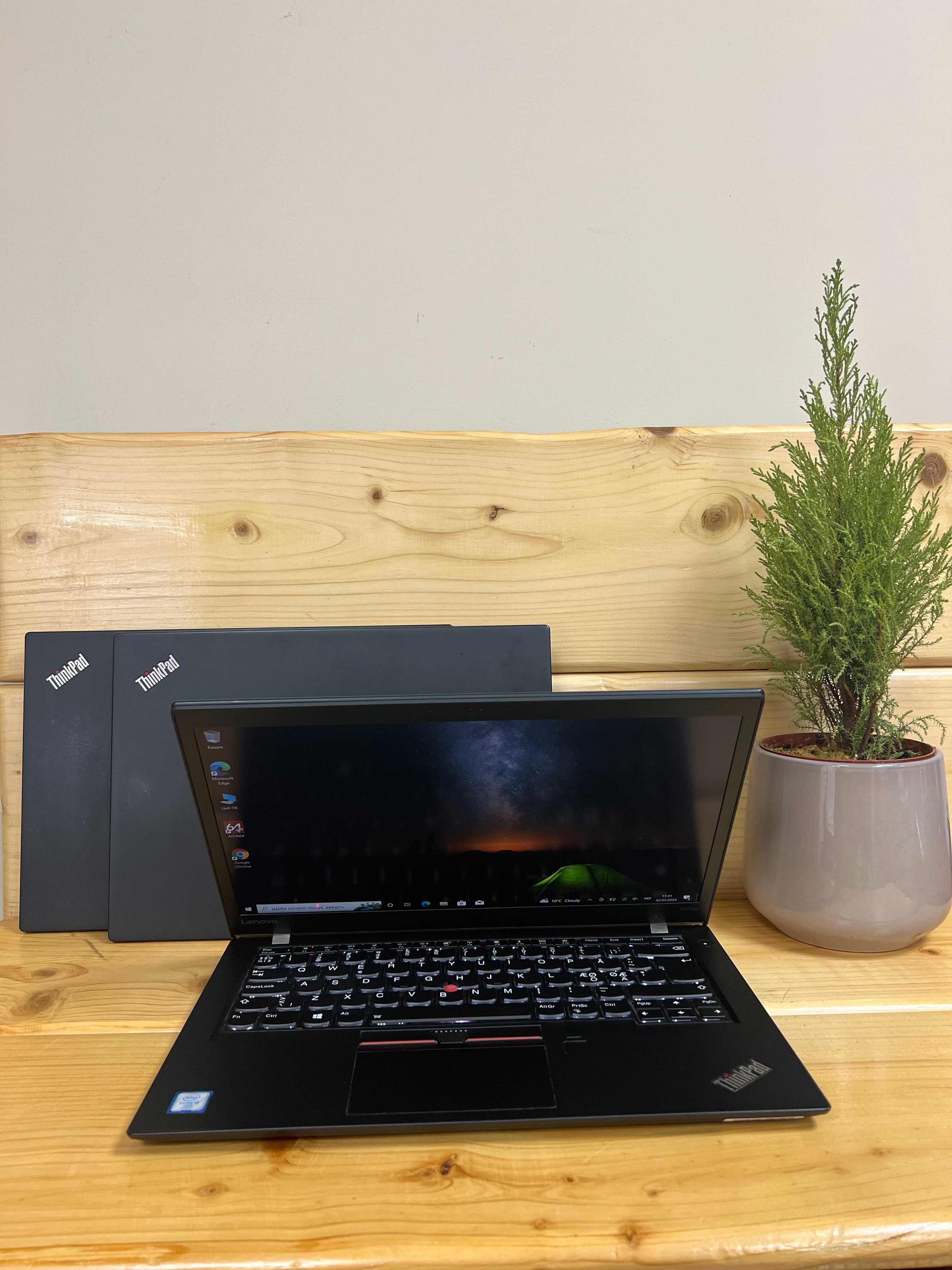 Ноутбук Lenovo ThinkPad T470s/i5-7200U/8 DDR4+SSD 256/14"IPS+ГАРАНТІЯ