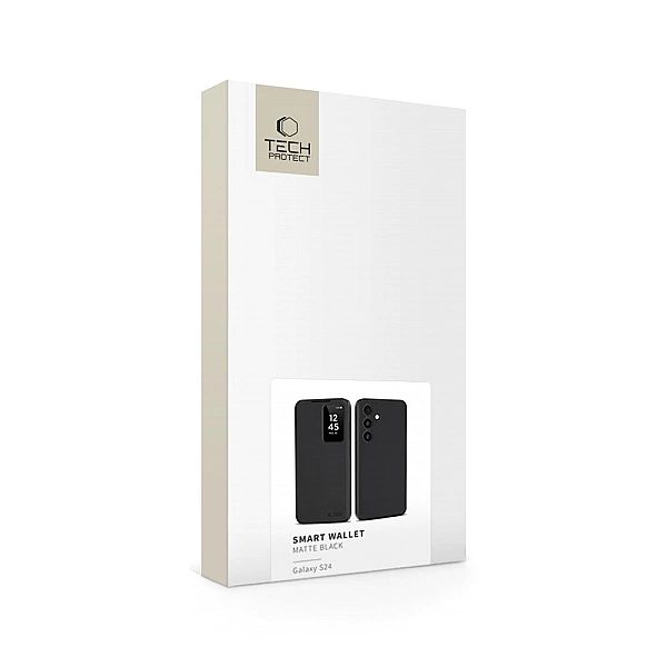 Tech-Protect Smart Wallet Galaxy S24 Matte Black