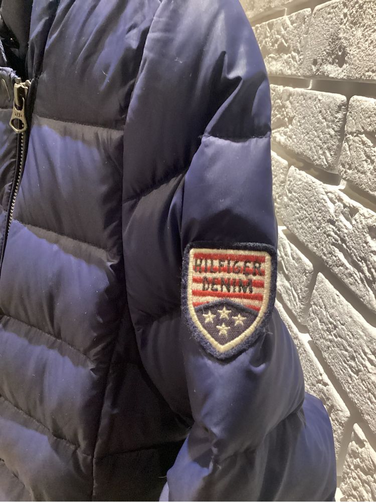 TH Tommy Hilfiger puchowa ramoneska L