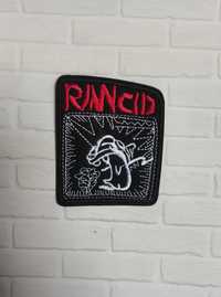 Naszywka, naprasowanka: Rancid logo czarna (punk rock)