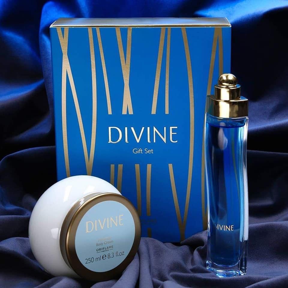 Perfume + Creme Corporal Divine - Super Preço