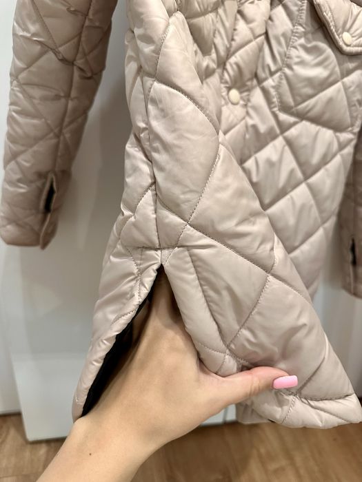 Куртка стьогана беж