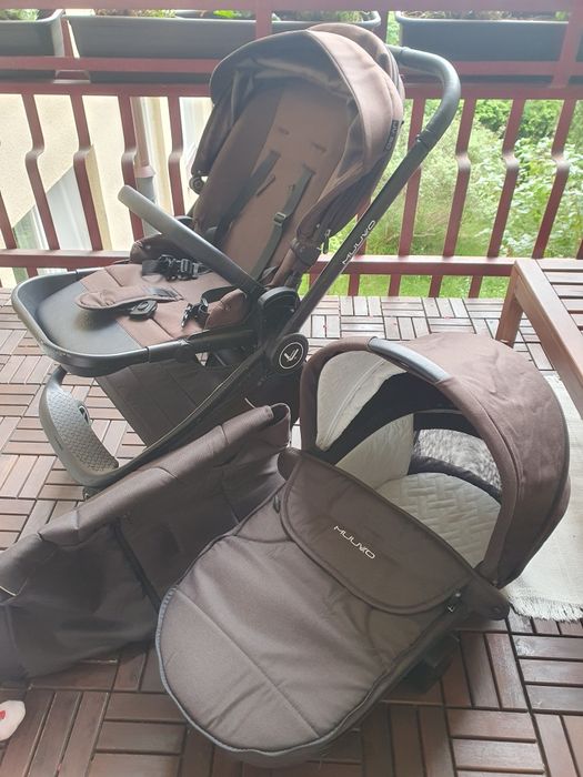 Wózek 2w1 Muuvo Quick 3.0 Czarny Black