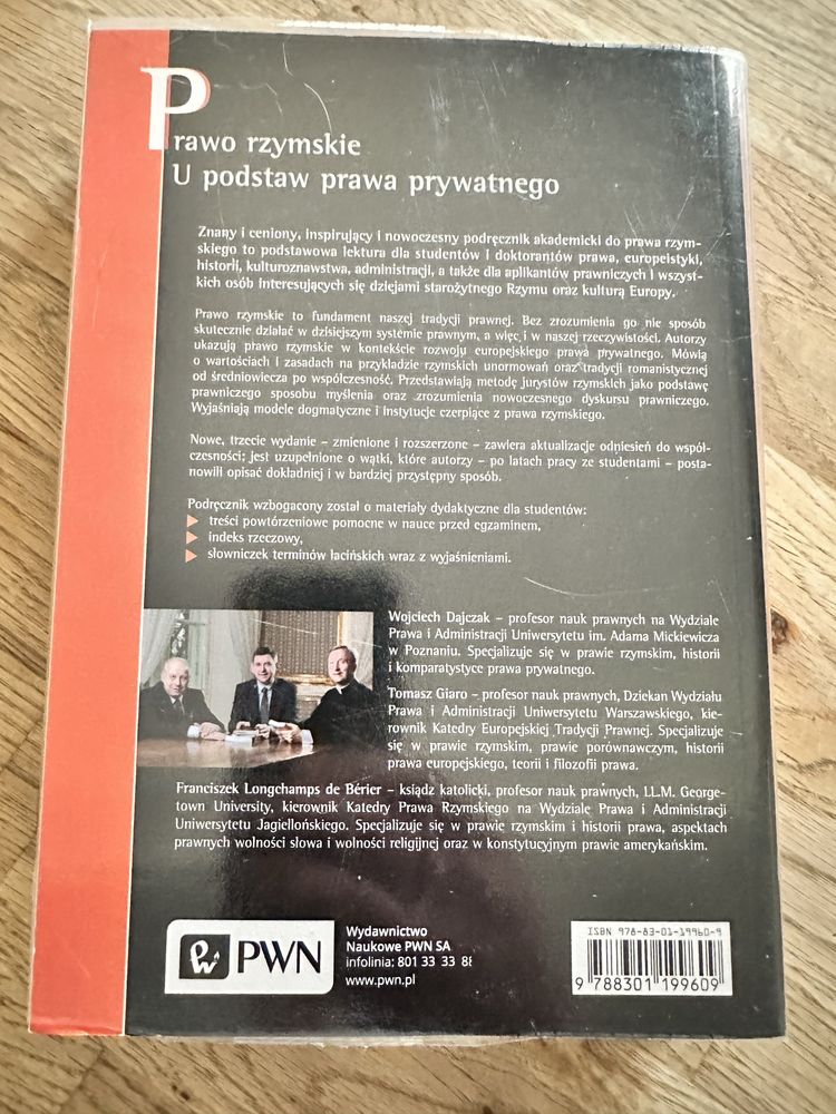 Prawo rzymskie wydanie III u podstaw prawa prywatnego