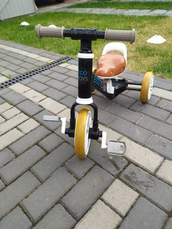 Rowerek biegowy trójkołowy z pedałami Ecotoys 3w1