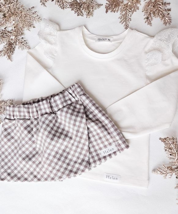 Kowy komplet Helen bluzka + spódnicospodenki Spódniczka 134cm I inne