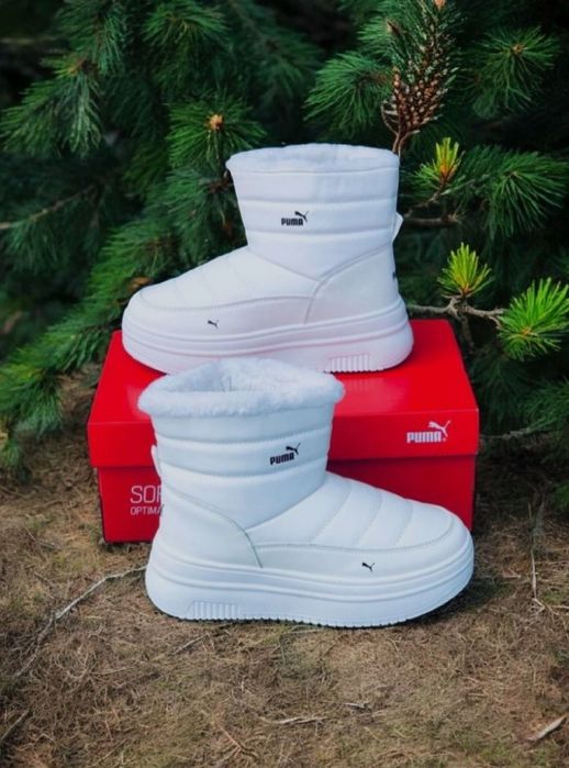 Жіночі зимові черевики Puma/дутики пума/сноубутсы/ботинки/сапожки пума