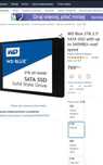 Dysk SSD WD Blue 2TB 3D NAND SATA 2.5" Nowy !! ok 1000zl Przemysłowy !