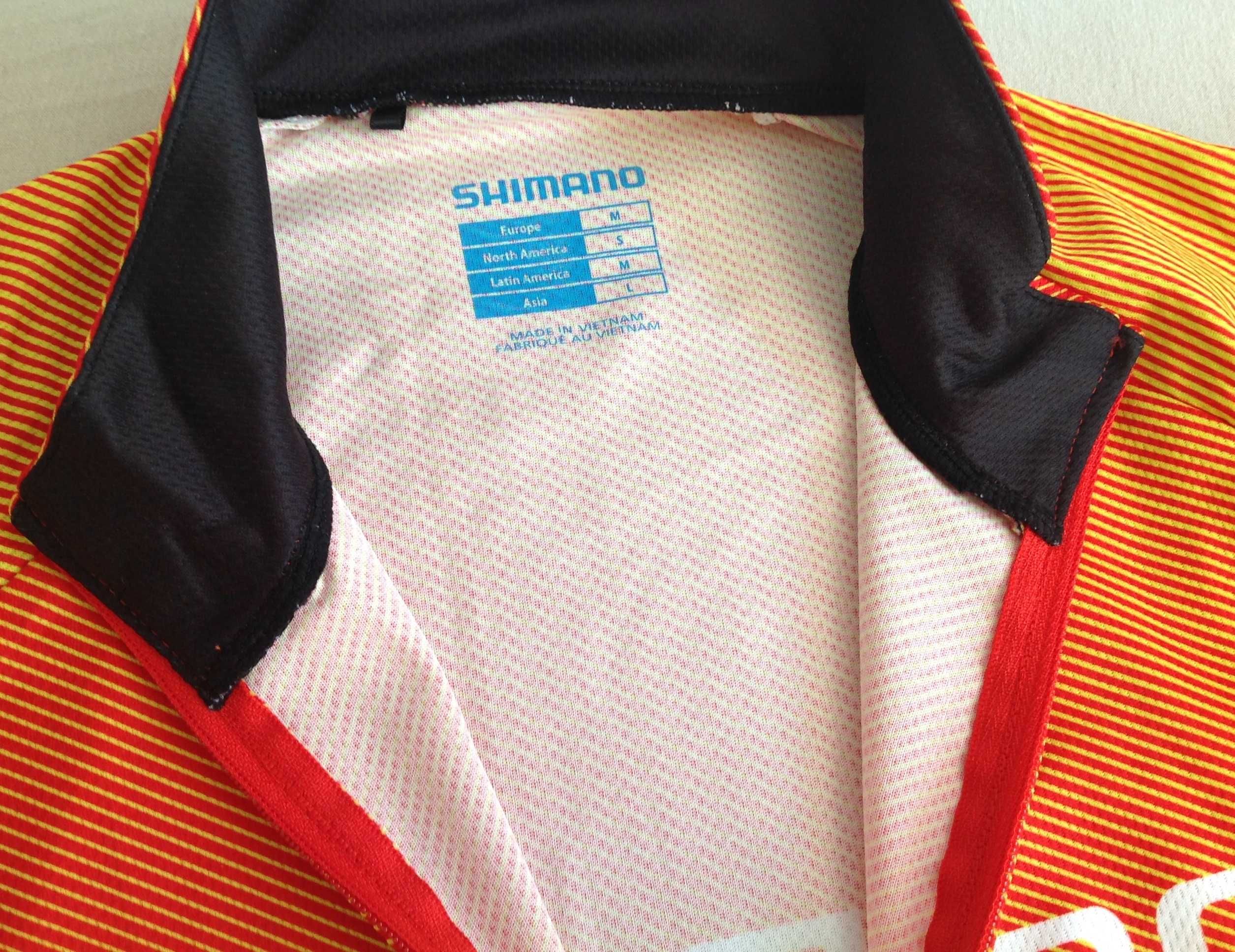 Shimano Team Jersey nowa koszulka rowerowa pomarańczowa M