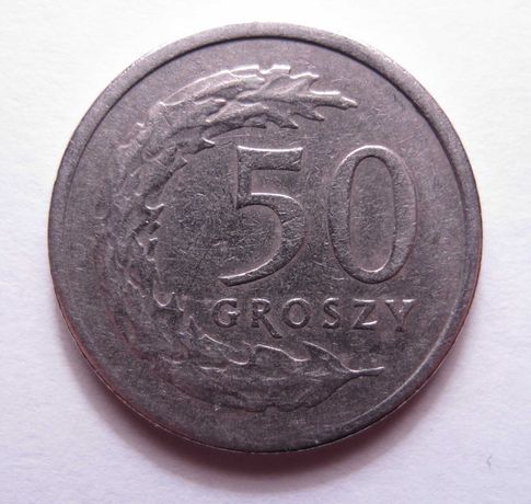 moneta 50 groszy 1991