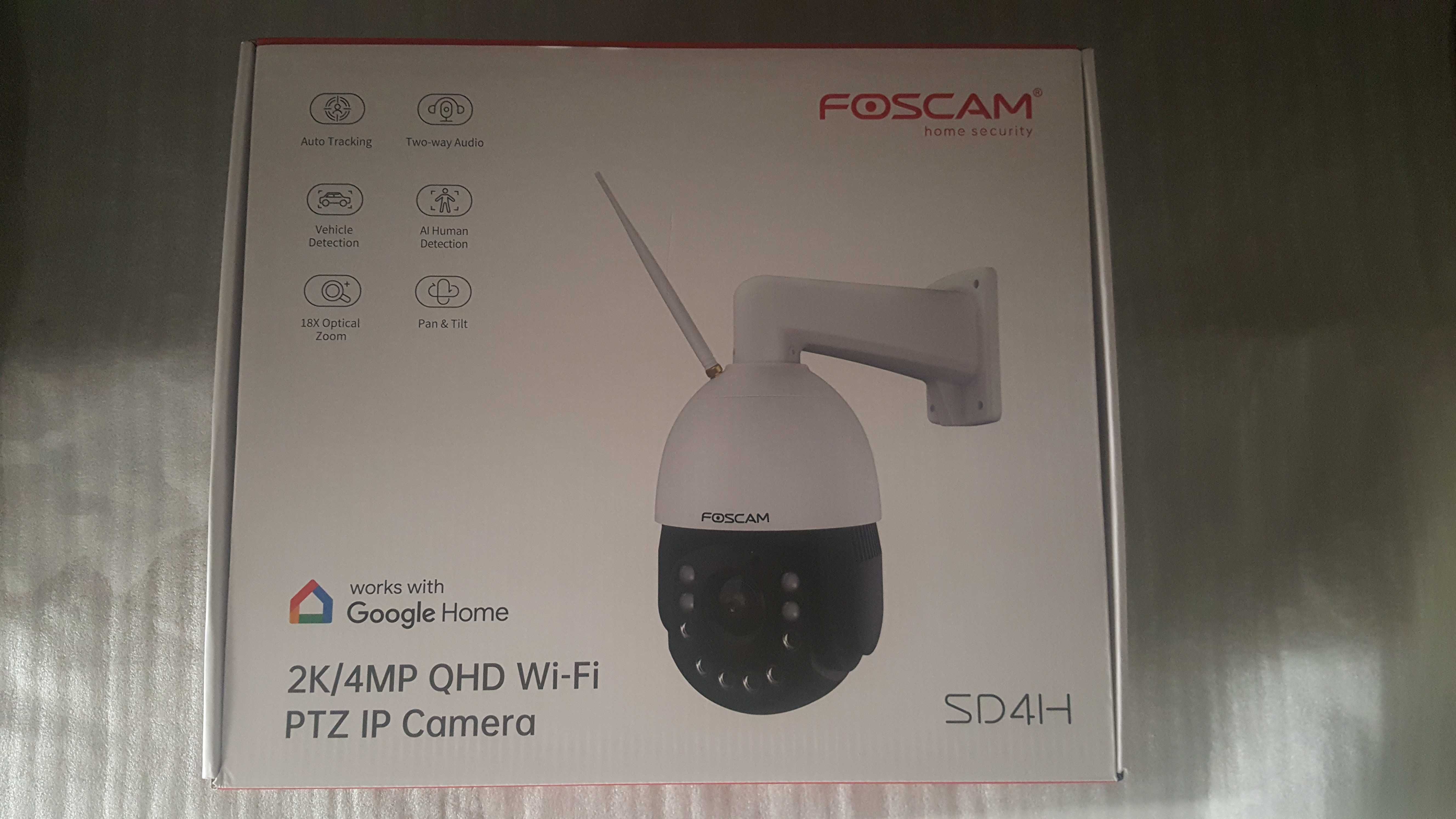 Câmara IP Vídeo Vigilância IPCAM FOSCAM SD4H Zoom Óptico 18X