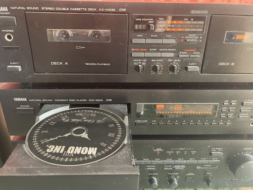 Wieża Yamaha Amplituner RX-450,odtwarzacz CDX-550E,