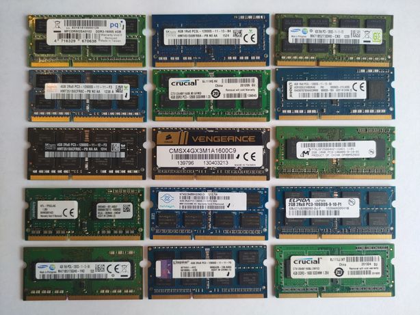 Память SO-DIMM DDR3 8GB/4GB/2GB 1333/1600 MHz для ноутбуков