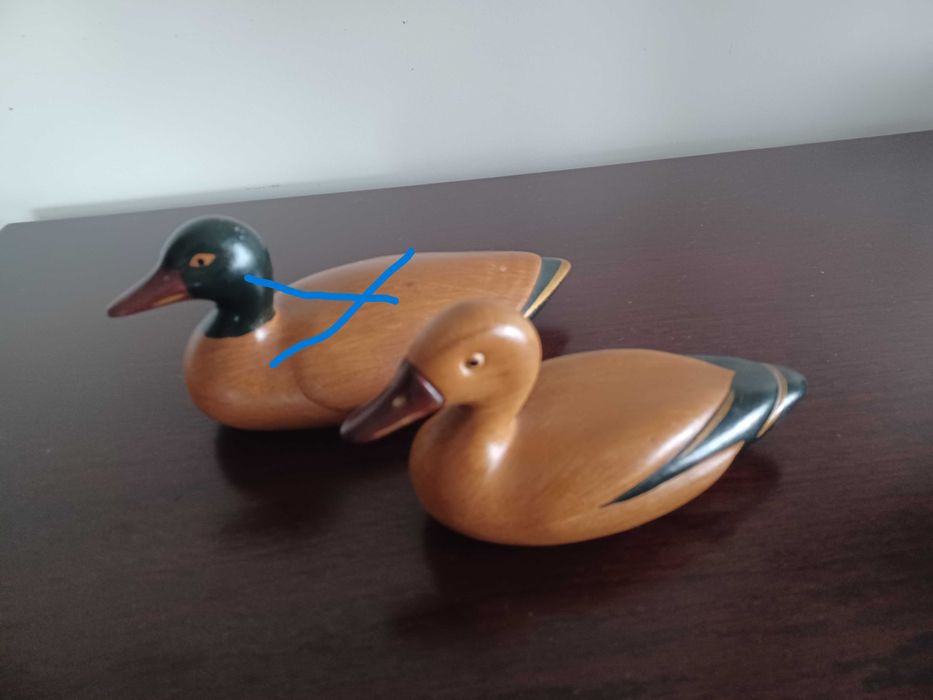 Pato em louça pequeno
