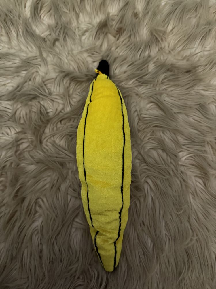 Duży banan maskotka przytulanka wysokość 34cm.