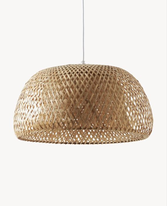 Lampa rattanowa Eden, Westwing, 55cm nowa