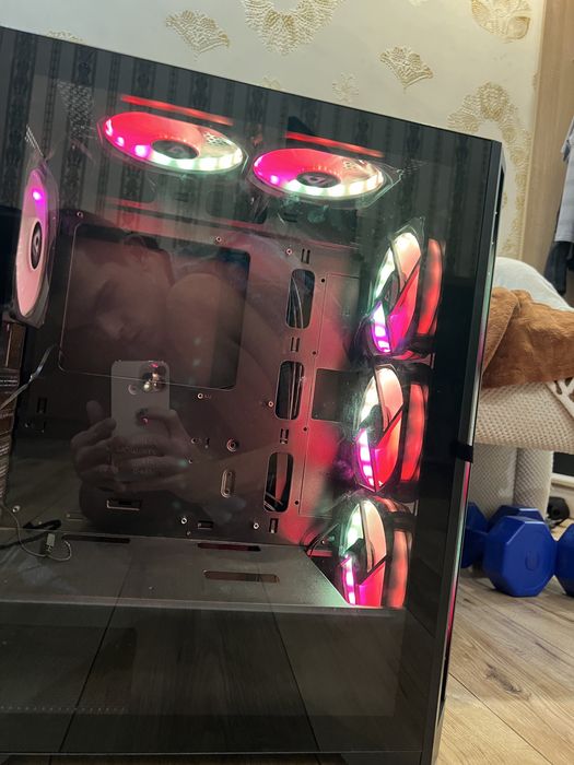 Корпус компьютера пк системный блок frontier ac29a atx argb