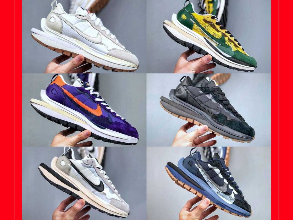 ВСІ КОЛЬОРИ‼️ Унісекс кросівки Nike Sacai LDWaffle/VaporWaffle • 36–46